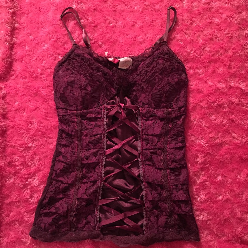 Deep purple sultry top!